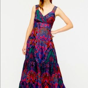 JCrew NWOT paisley maxi dress - size 2